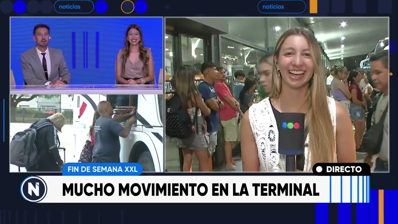 Mucho movimiento en la Terminal de ómnibus en la previa del finde largo | TELEFE ROSARIO