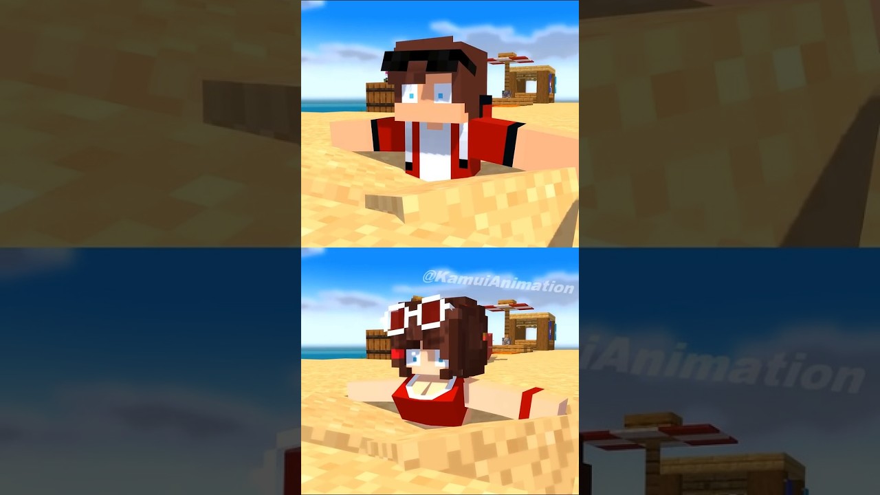 Good deeds of JJ & JJ's Sister 2 - MAIZEN Minecraft Animation 