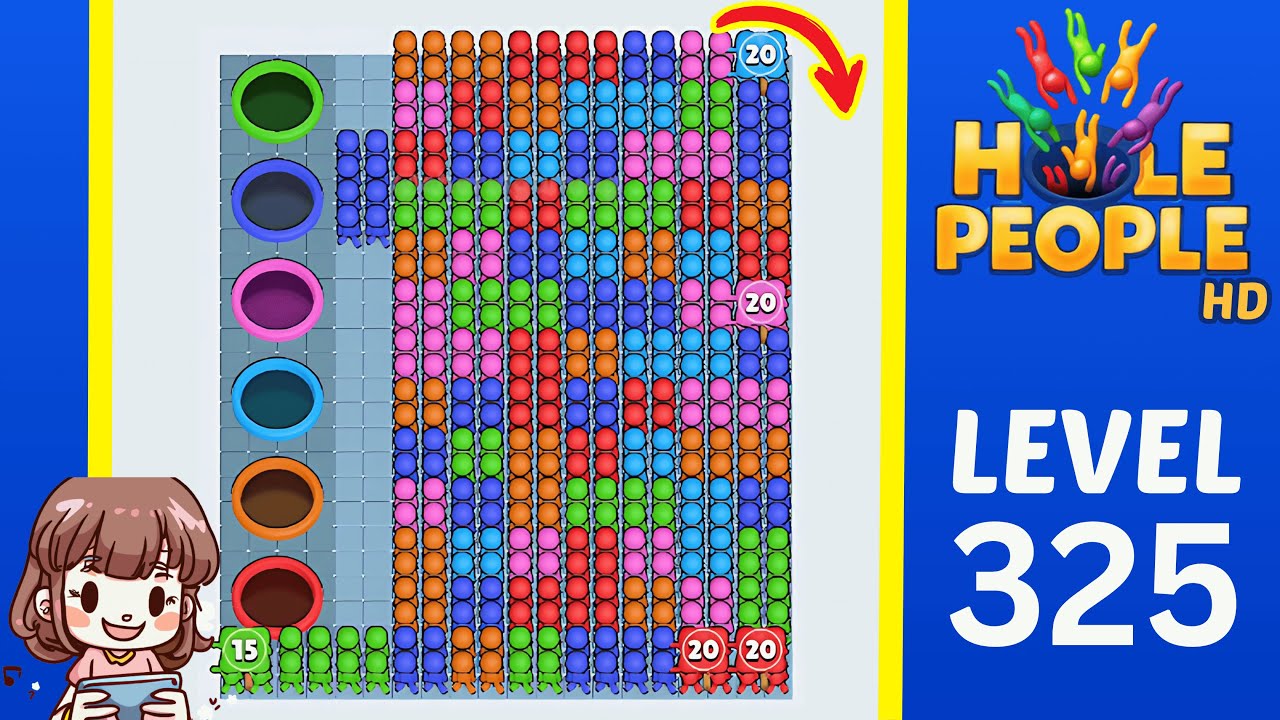 Hole People Level 325 Solution Walkthrough