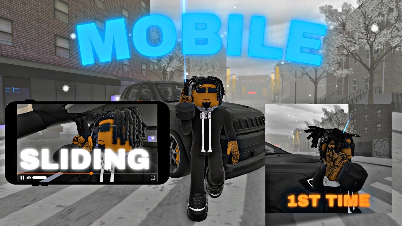Trying to SLIDE on MOBILE In South Bronx The Trenches Roblox