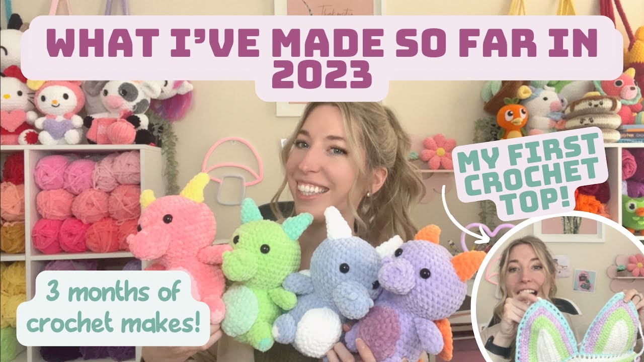 what i’ve crocheted so far in 2023 | 3 months of crochet makes