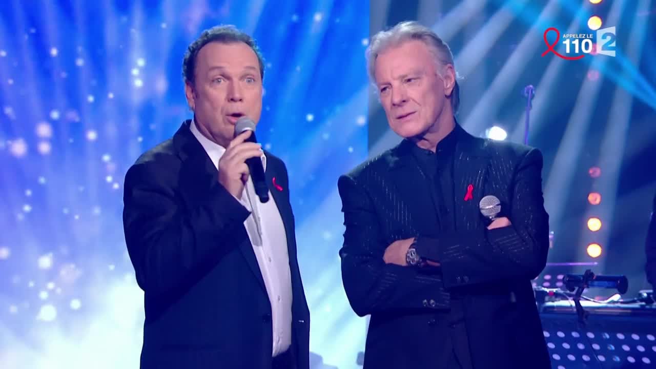 Julien Lepers et Hébert Léonard chantent 