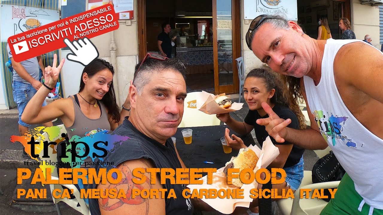 Street Food Palermo Pani ca' Meusa Porta Carbone Sicily Italy