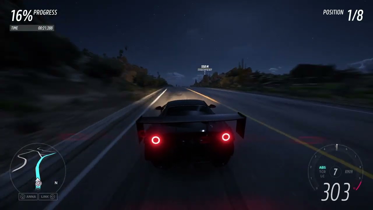 The Crew 2 Ferarari GTB FLORIDA Pro Settings (2007) (max 320)