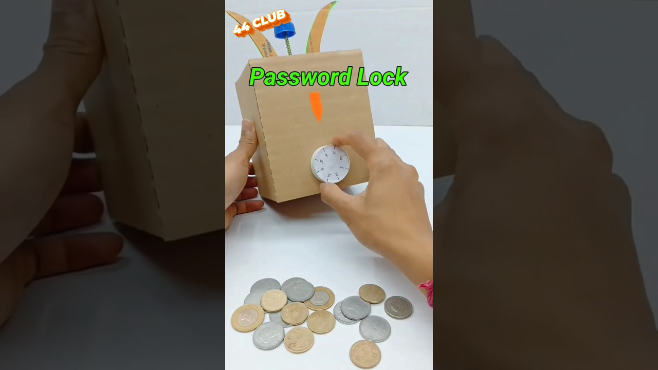 password lock gullak at home 