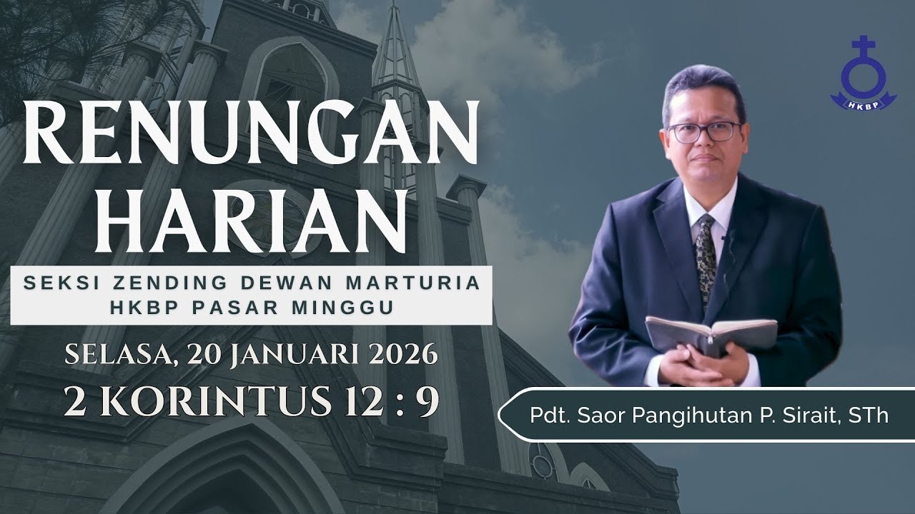 Renungan Harian Selasa, 20 Januari 2026