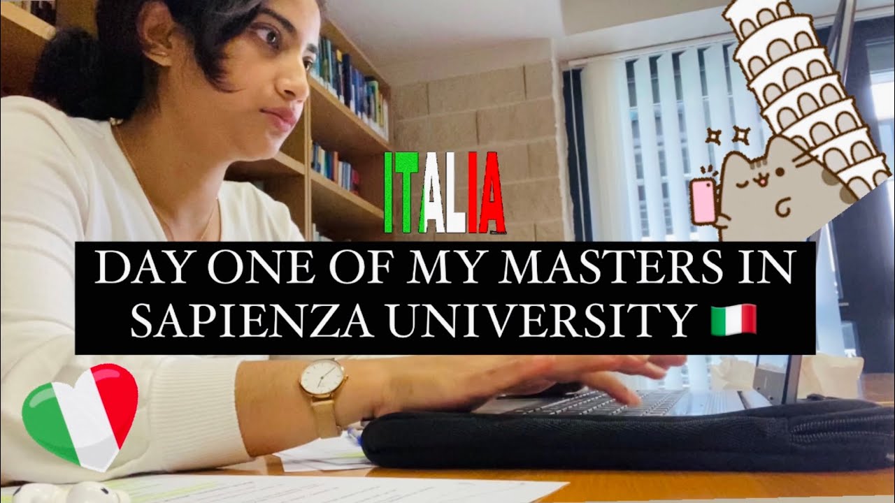 DAY ONE OF MASTERS IN SAPIENZA UNIVERSITY | Study in Italy | Economics |Mallu |English #studyinitaly