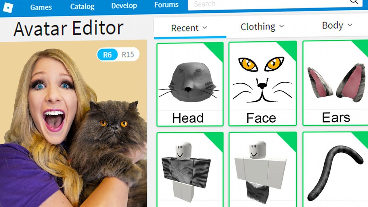 Создаю аккаунт Roblox для моего кота!