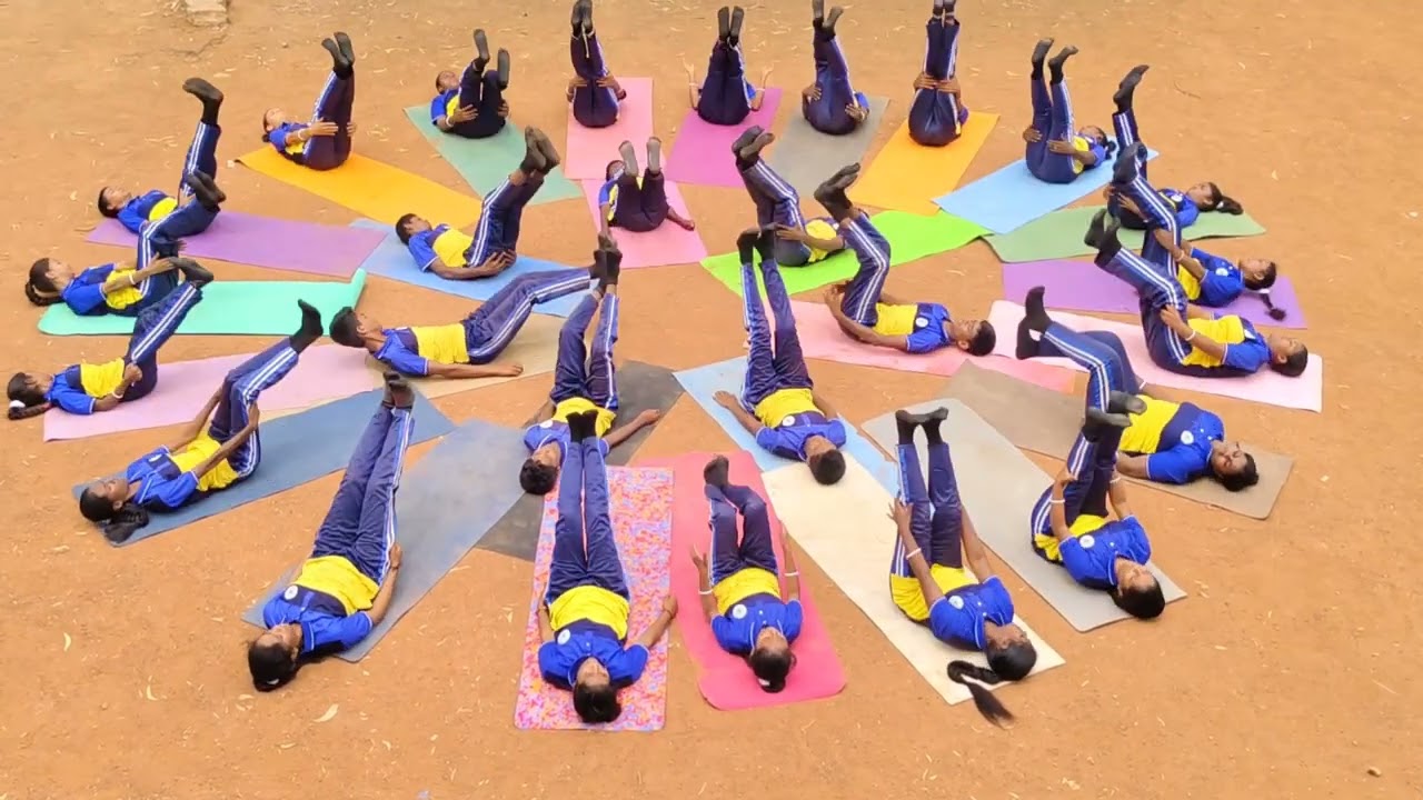 🧘&zwj;♀️✨ Mandala Yoga by our talented students! A journey of balance, focus, and mindfulness. 🌸💫