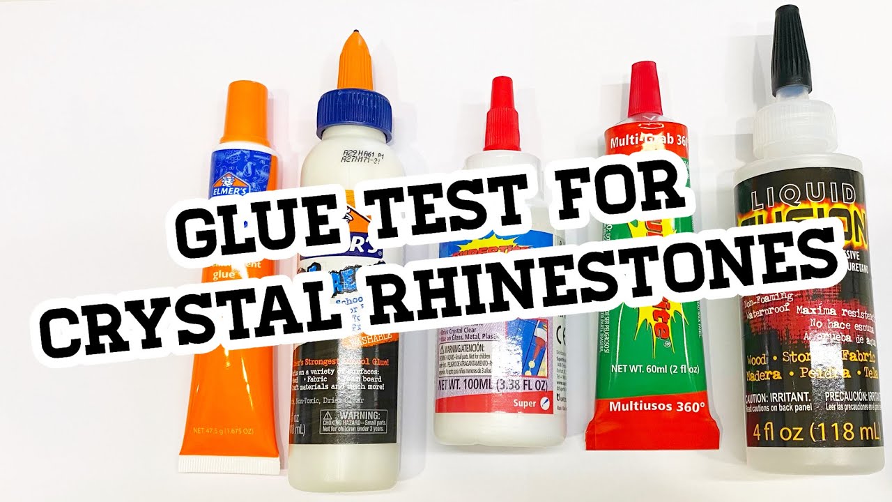 Glue Test for Crystal Rhinestone Tumbler