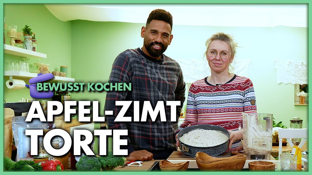 Apfel-Zimt-Torte - Ketogene Rohkost, vegan und glutenfrei