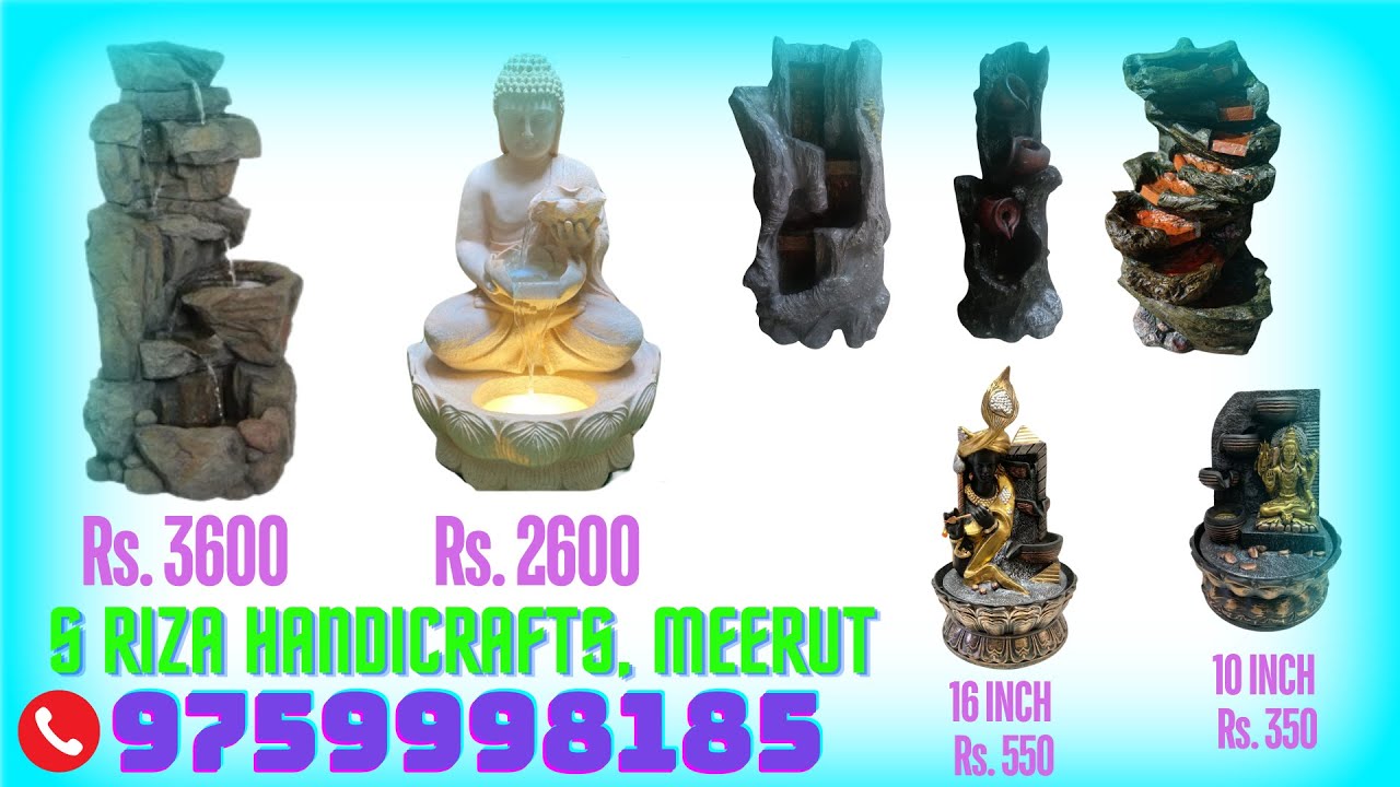Big Water Fountains Manufacturer in Meerut, Water Fountain Wholesale, Polyresin statues Gift Items