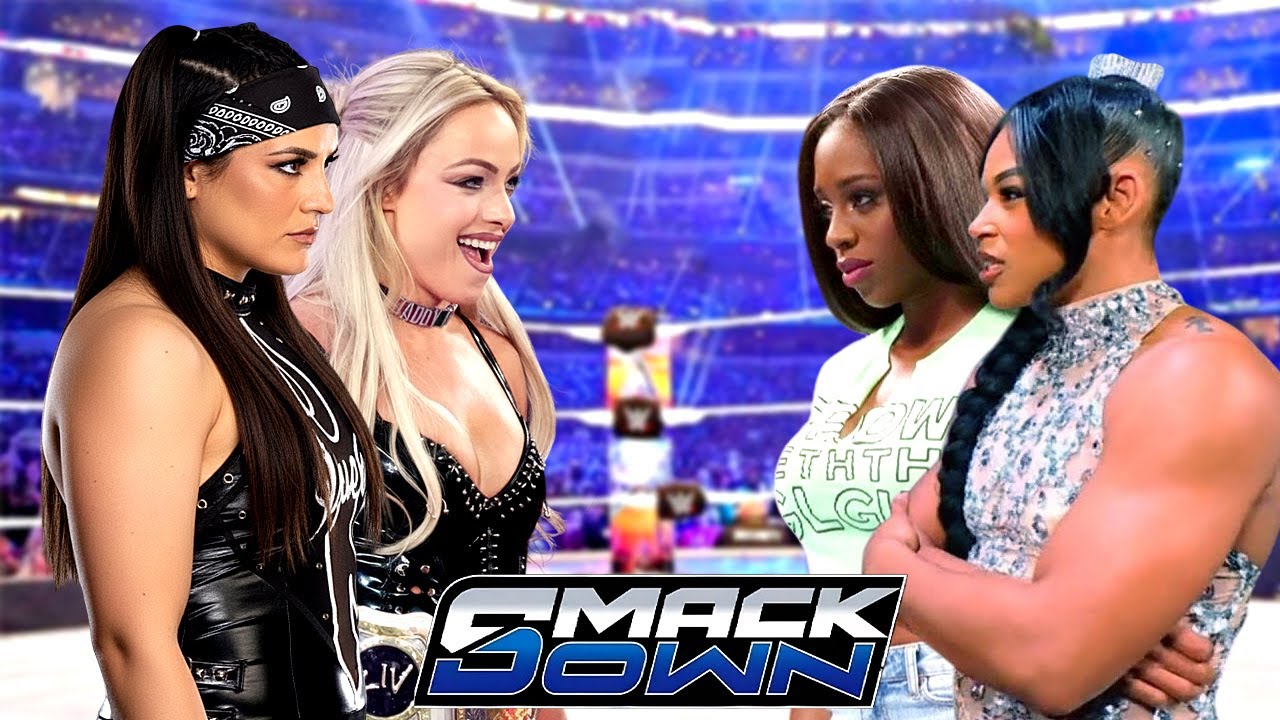 Полный матч Лив Морган и Ракель Родригес против Наоми и Бьянки Белэр | WWE SMACKDOWN 04-02-2026