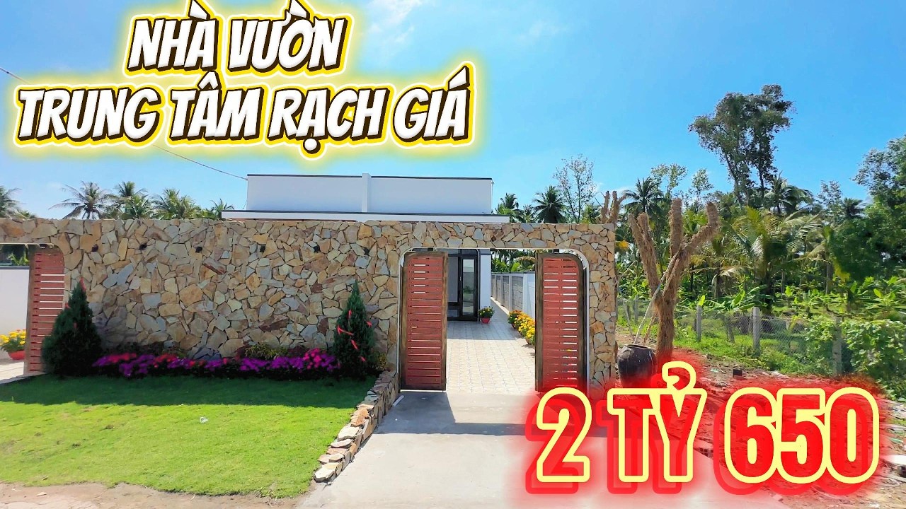 Nhà Vườn Đường Nguyễn Thị Định- Rạch Giá • Full Nội Thất • Sân Trước 9m • Sân Vườn Siêu To