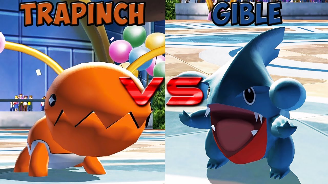 Pokemon battle revolution - Trapinch vs Gible