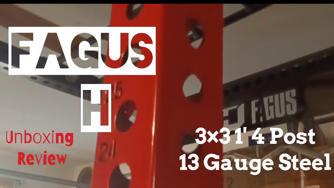 FAGUS H 3×3 1' Hole 13 Gauge Steel Power Cage The Cheapest 3×3 Rack in the Market / Unboxing Review