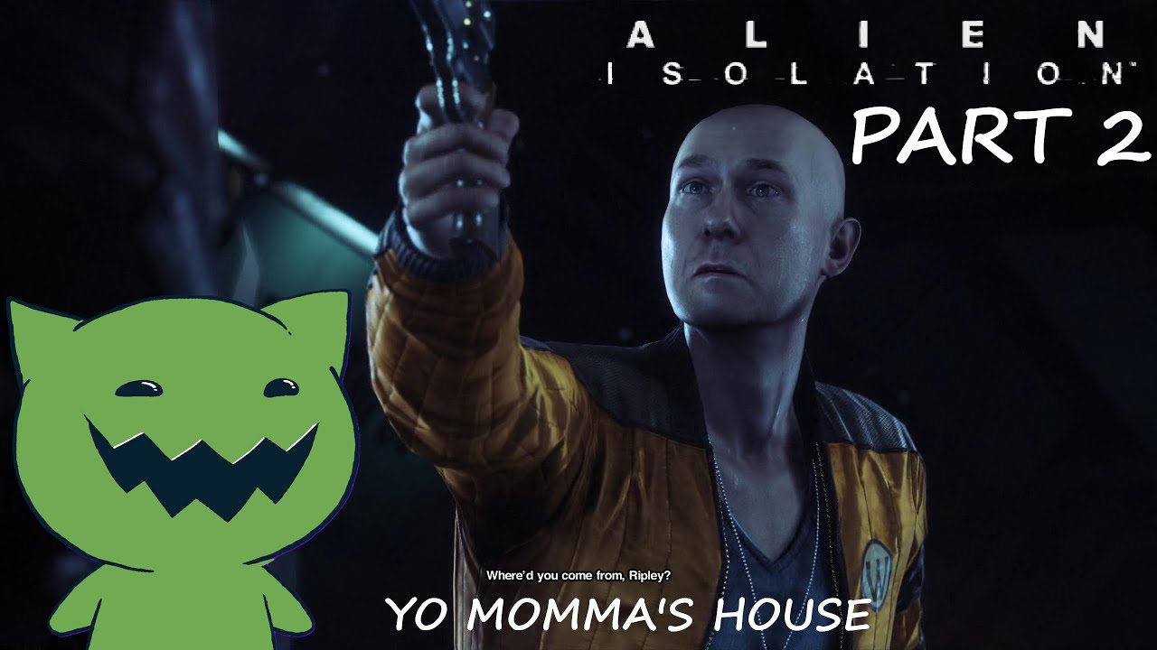 Это лысый мужчина! | Alien Isolation