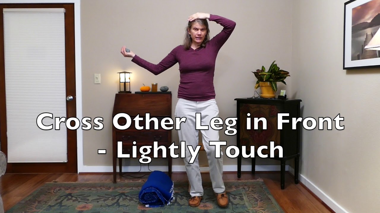 Improve Balance Lesson 1: Sitting, Standing & Walking with Rock & Blanket Roll