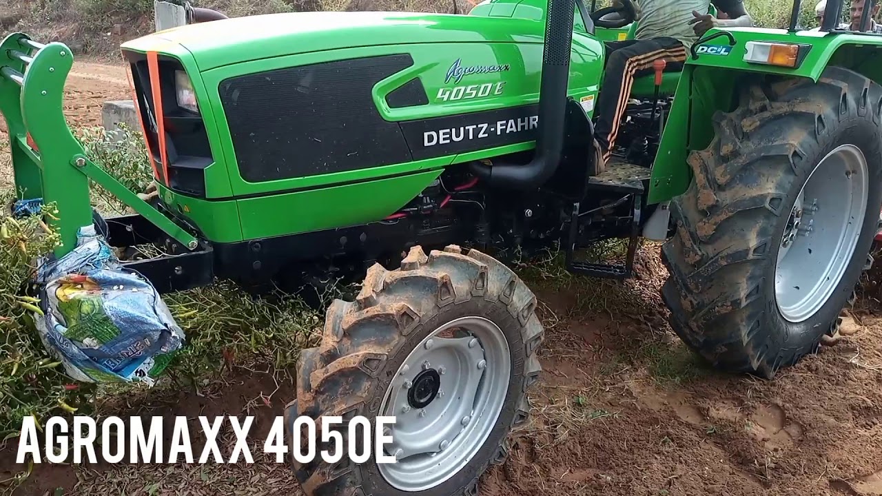 SAME DEUTZ FAHR AGROMAXX 4050E 4WD with 6ft. Rotavetor|SAME DEUTZ FAHR|