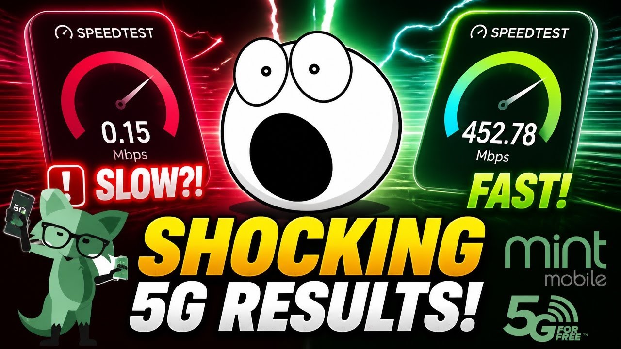 SHOCKING 5G Mint Mobile Speed test results speedtest