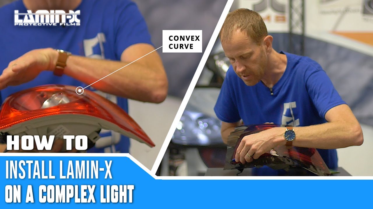 How to Install a Lamin-x Universal Sheet on a Convex Light