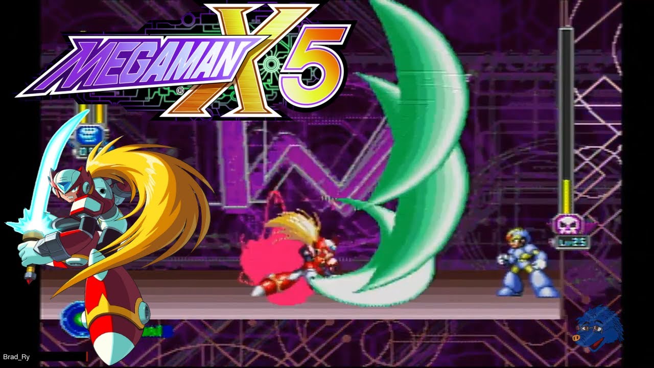 Megaman X5 - Zero becomes Invincible and spams Genmu Zero