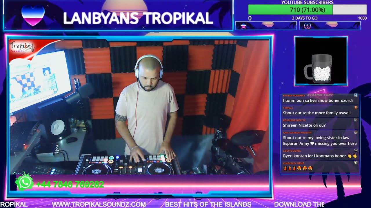 LANBYANS TROPIKAL LIVE  DJ Rudy
