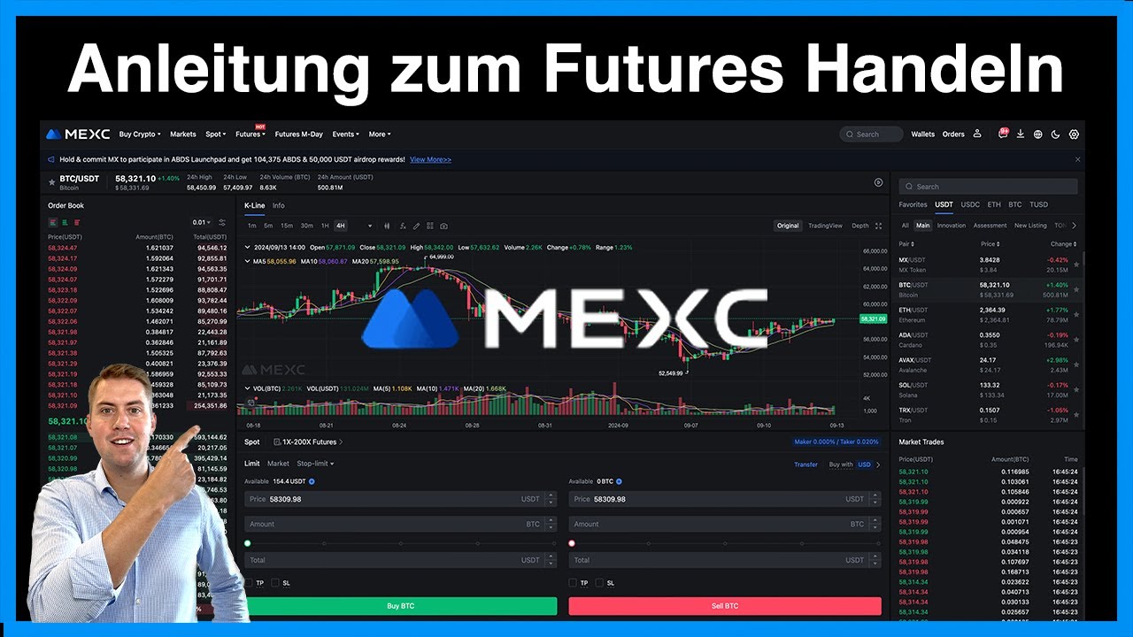 MEXC Futures Trading Deutsche Anleitung ✅