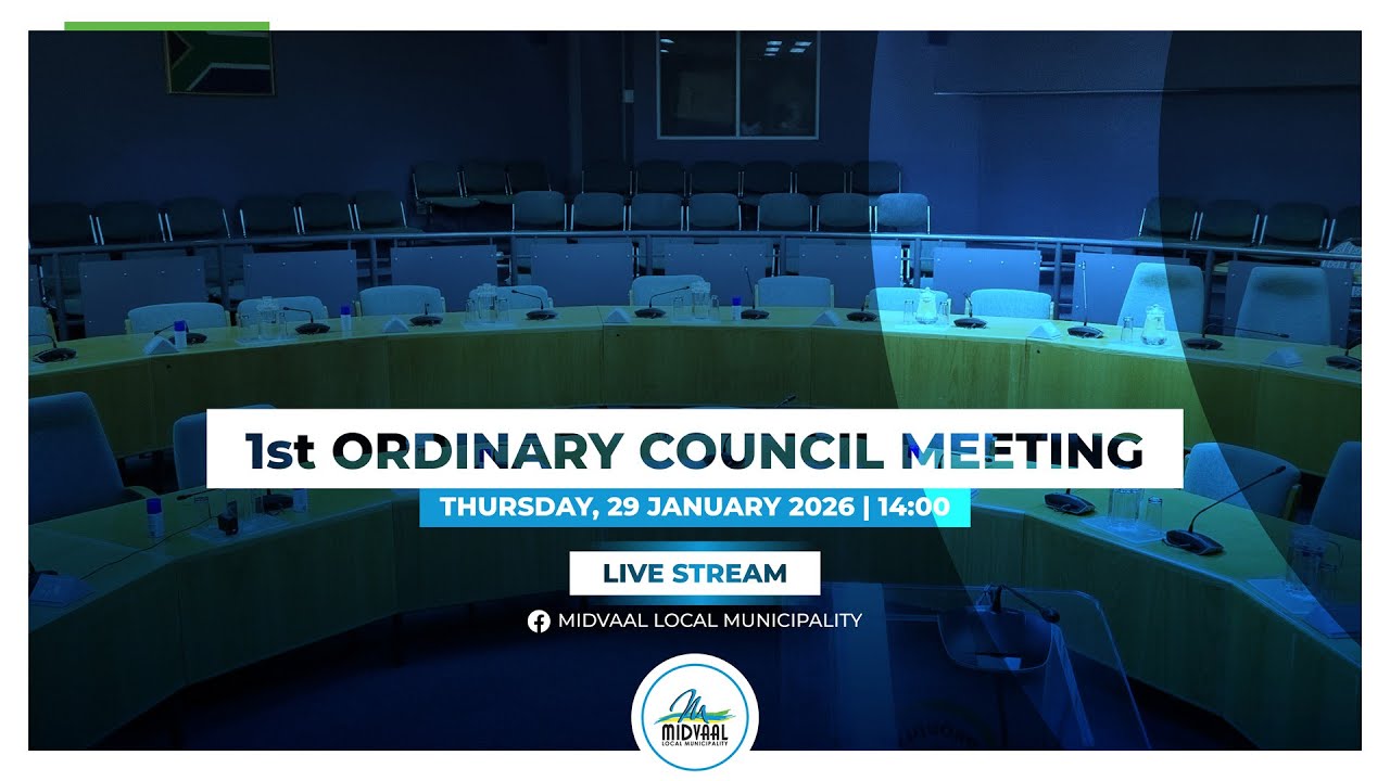 Midvaal Local Municipality 1st Ordinary Council Seating 2026