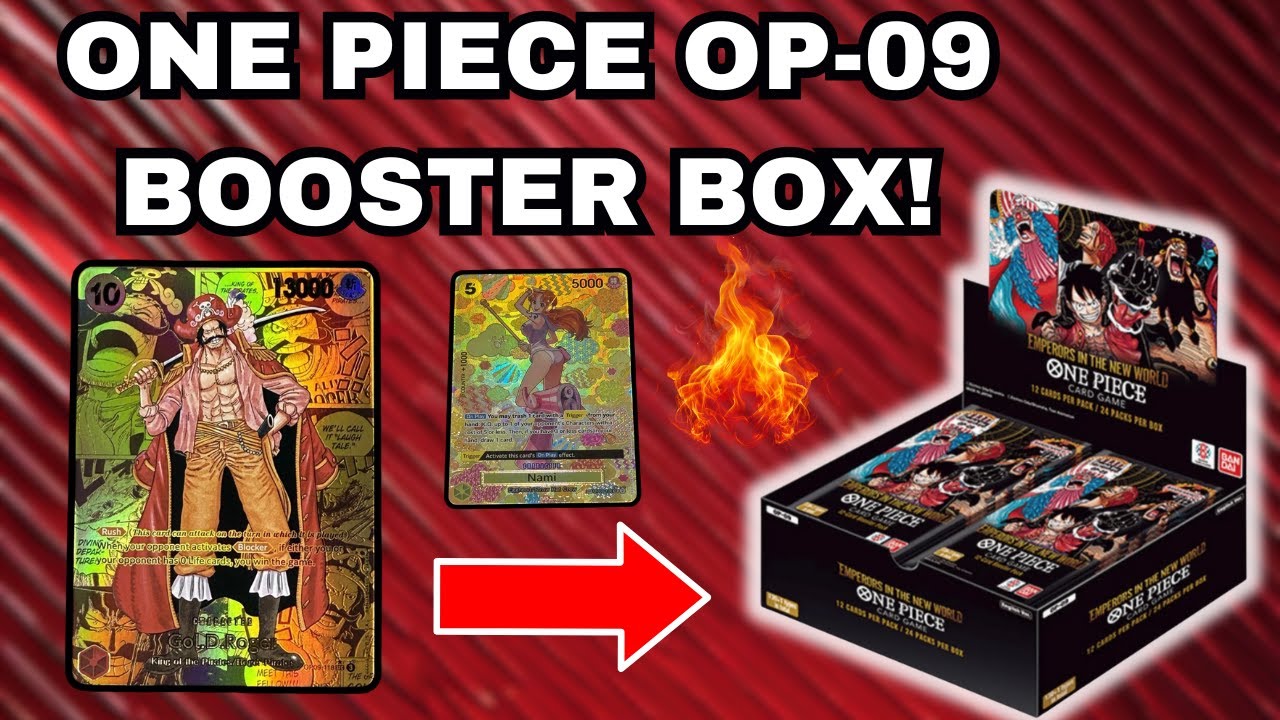 $5K CARD HUNT! One Piece TCG Emperors in the New World OP-09 English Booster Box Review!