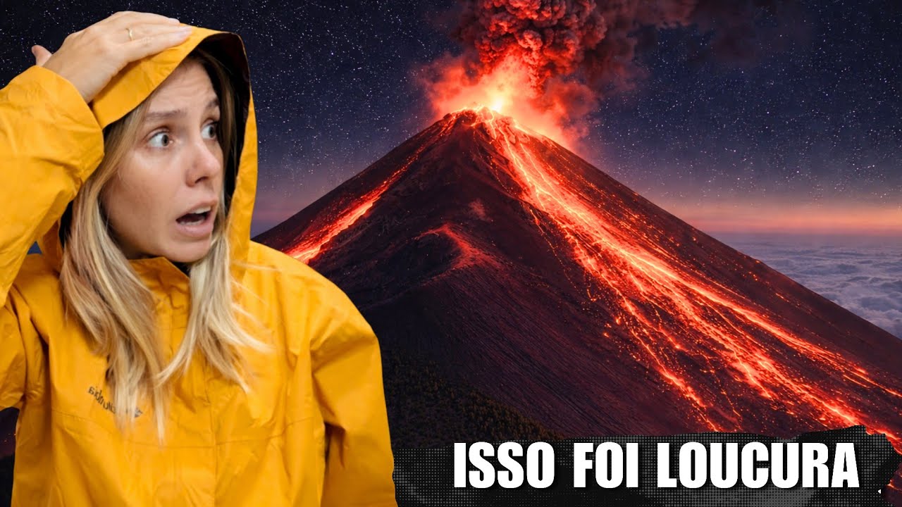 Ele explodiu na nossa frente (Guatemala) 🌋