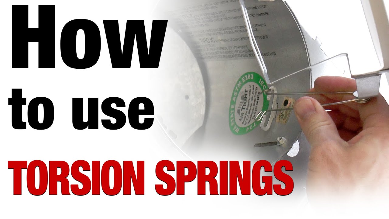 Обзор системы крепления Torsion Spring Retention от Total Recessed Lighting