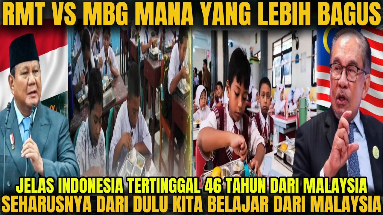 PRABOWO SEHARUSNYA MALU LIHAT NI❓KUALITAS PROGRAM MBG JAUH LEBIH BURUK DARI RMT MALAYSIA❗NI BUKTINYA