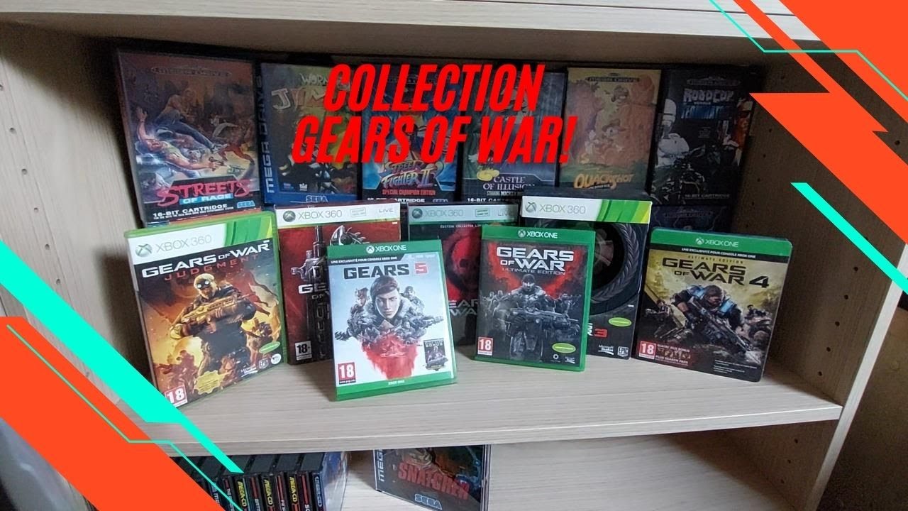 COLLECTION GEARS OF WAR! Je vous présente ma collection dédiée à cette licence culte de la XBOX360!