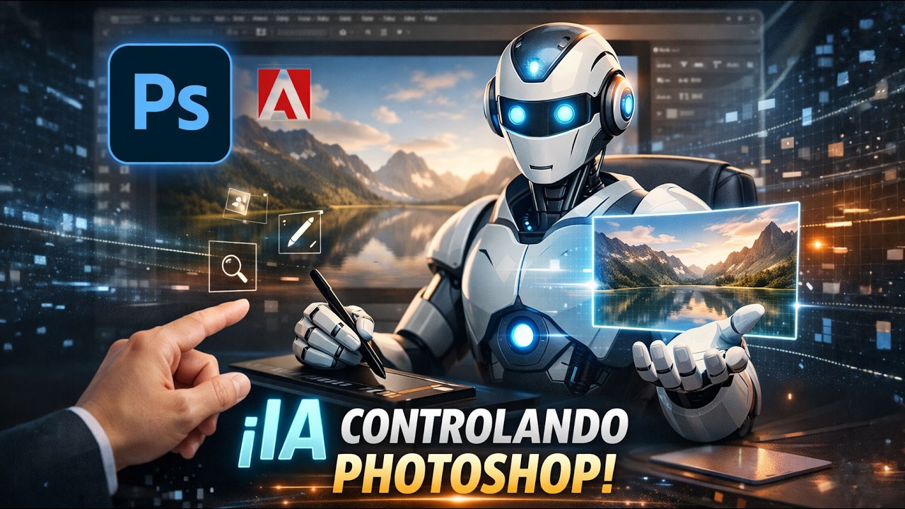 ¡Atención! Llega el ASISTENTE DE IA en Photoshop (web)