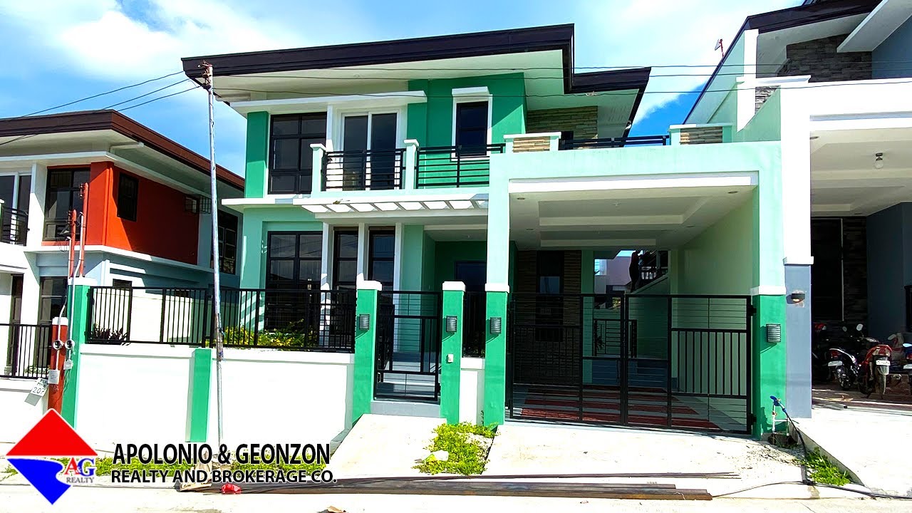 Colorful 4-Bedroom 2 Storey House and Lot For Sale in Davao City, Philippines