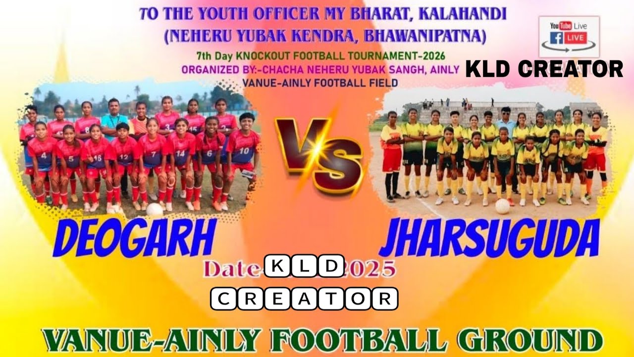 A ENLI FOOTBALL TOURNAMENT # DEOGARH VS JHARSUGUDA # win 1 DEOGARH # GIRLS FOOTBALL VIDEO #