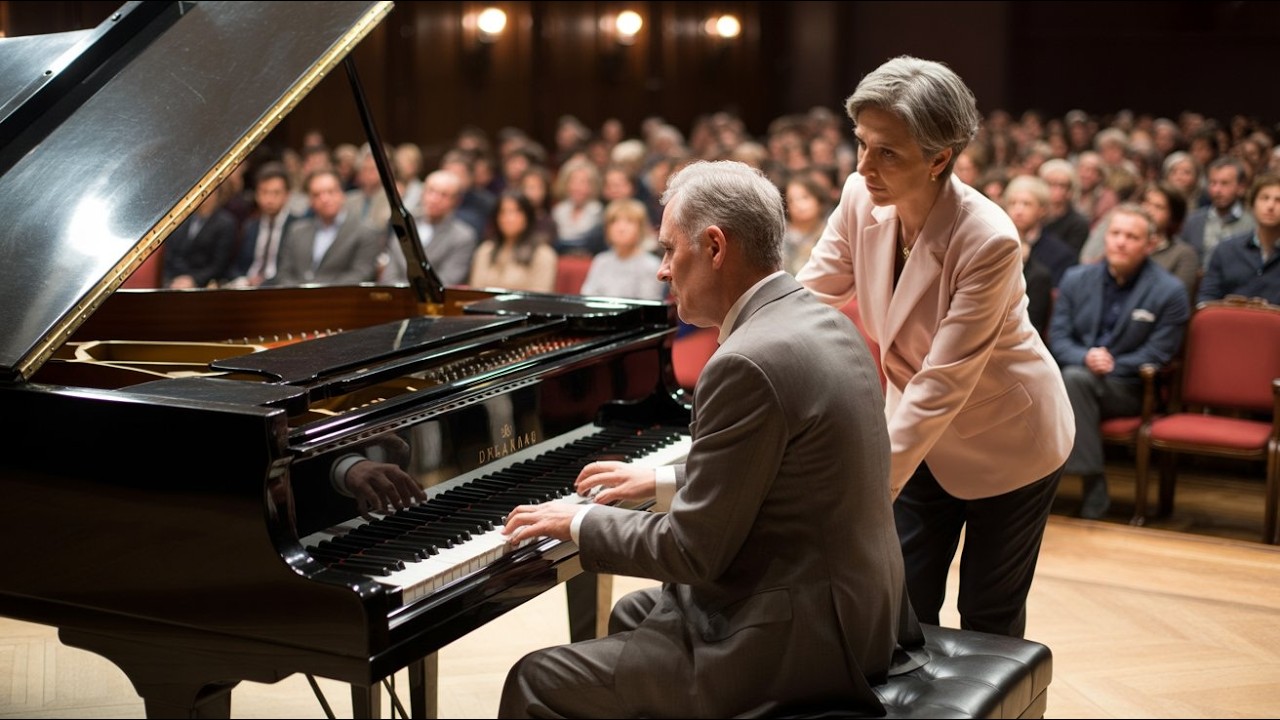 Famous pianist jokingly challenges simple woman to play the piano — Her Reaction Surprises Everyone