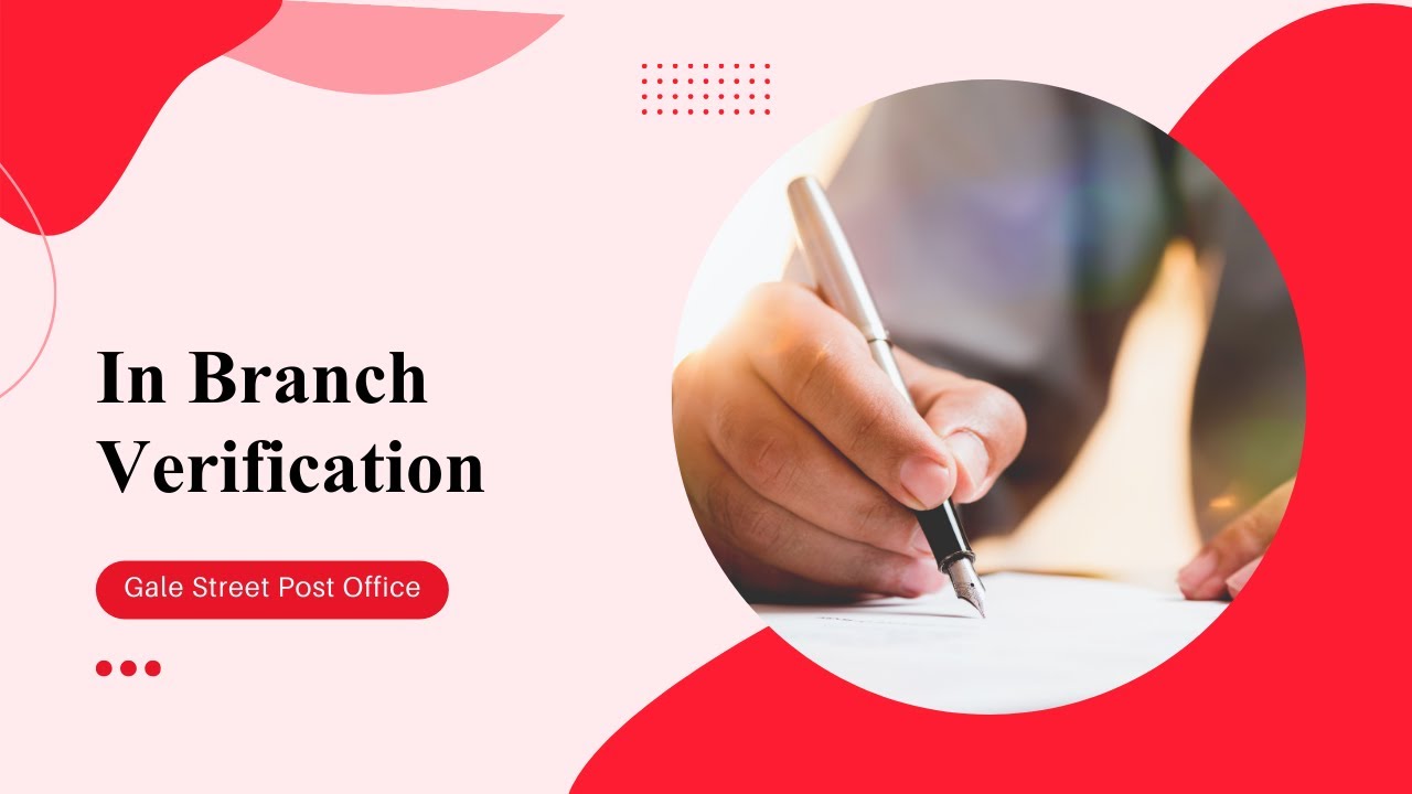 Post Office Identity Verification | In-Branch Verification | Verify ID at Gale Street Post Office