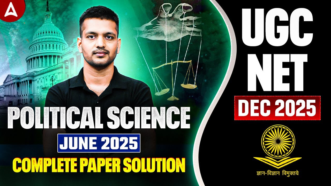 UGC NET Political Science | UGC NET Political Science June 2025 Question Paper By Puneet Sir