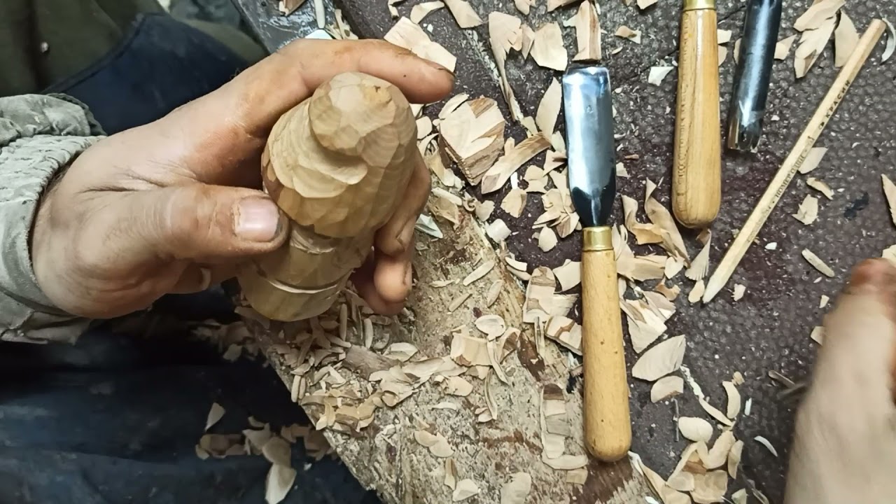 гном из дерева своими руками
