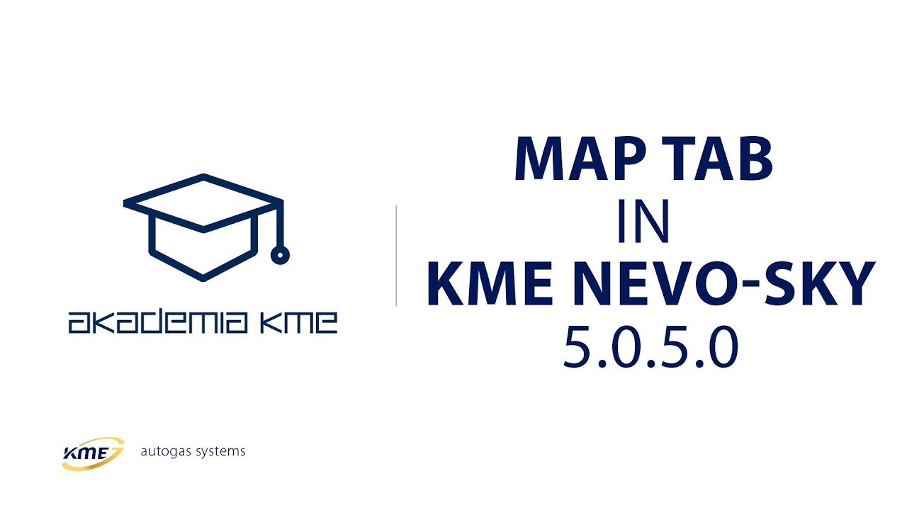 MAP tab in KME NEVO-SKY 5.0.5.0