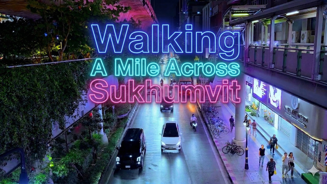 Прогулка длиной в одну милю по маршруту Бангкок от Асоке до Промфонга.