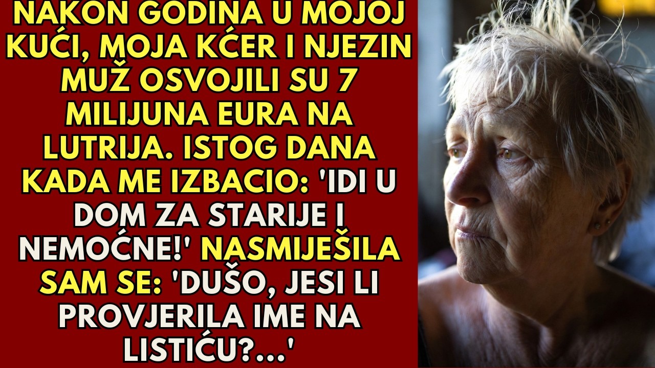 Nakon godina života u mojoj kući, moj sin i njegova supruga osvojili su 7 milijuna eura na lutriji..
