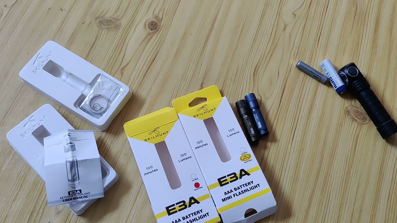 Обзор наключного фонарика SKILHUNT E3A на Samsung LH351B. Сравнение NW/ High CRI