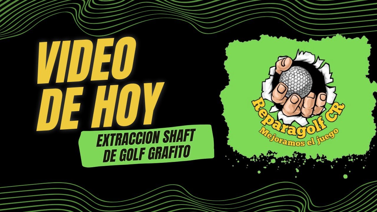 Sacar shafts de grafito de palos de golf