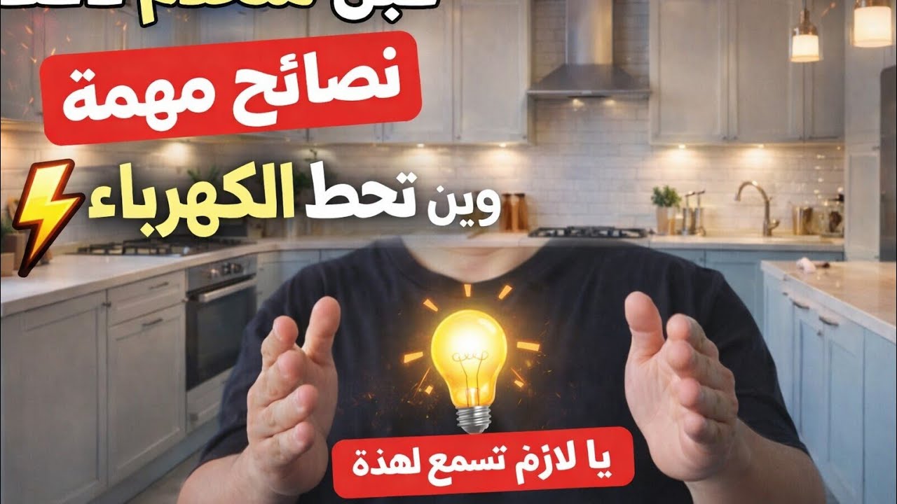 قبل ما تخدم مطبخك ⚡ وين تحط الكهرباء؟ نصائح لازم تعرفها😱مطابخ عبد الوهاب 💯REDA JOKAR