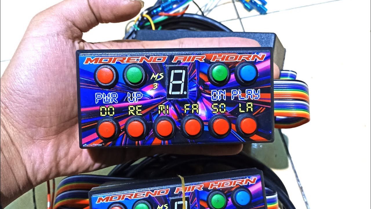 Modul Telolet 6 Corong Moreno Air Horn MS 3 || Basuri Musical Horn