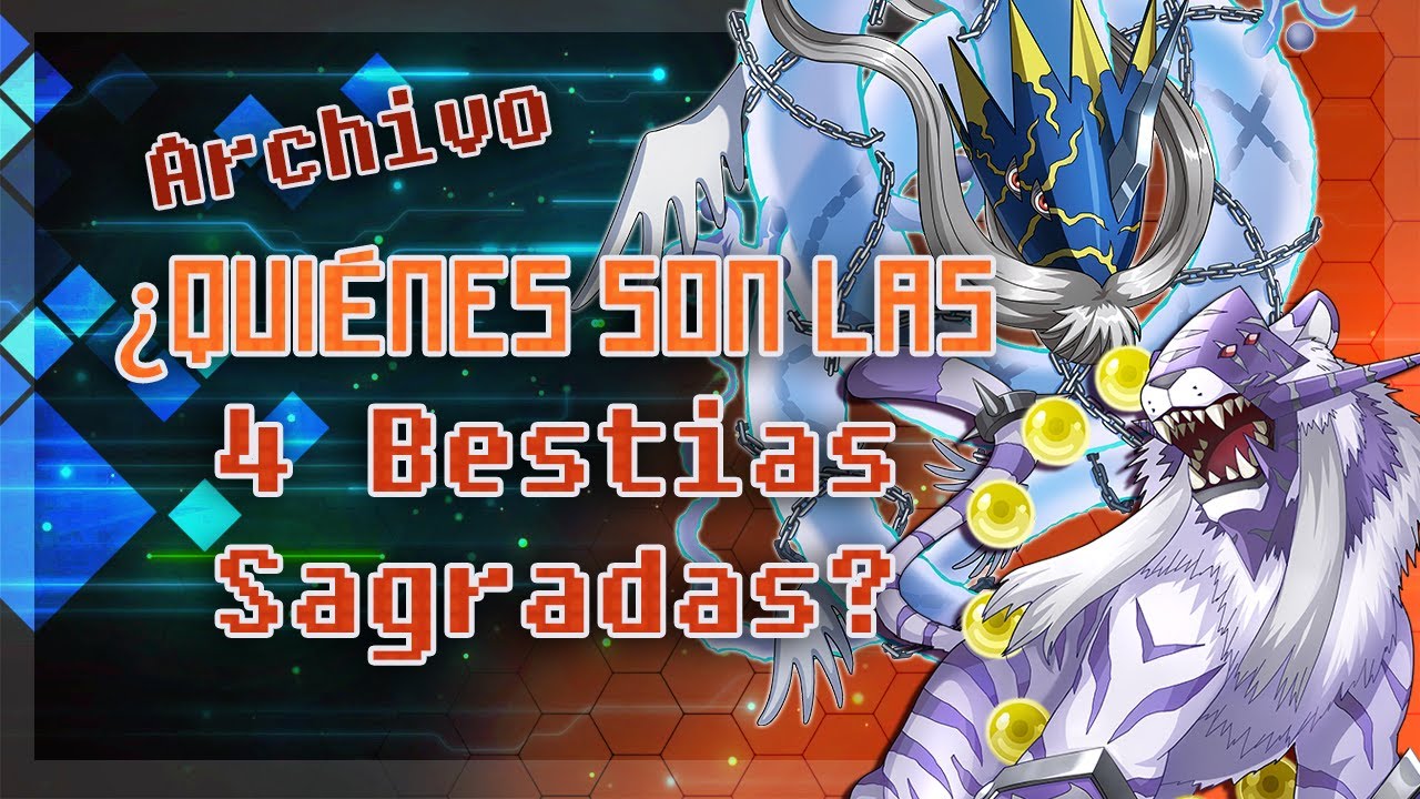 ¿Quiénes son las Cuatro Bestias Sagradas de Digimon? Los Cuatro Soberanos del Mundo Digital