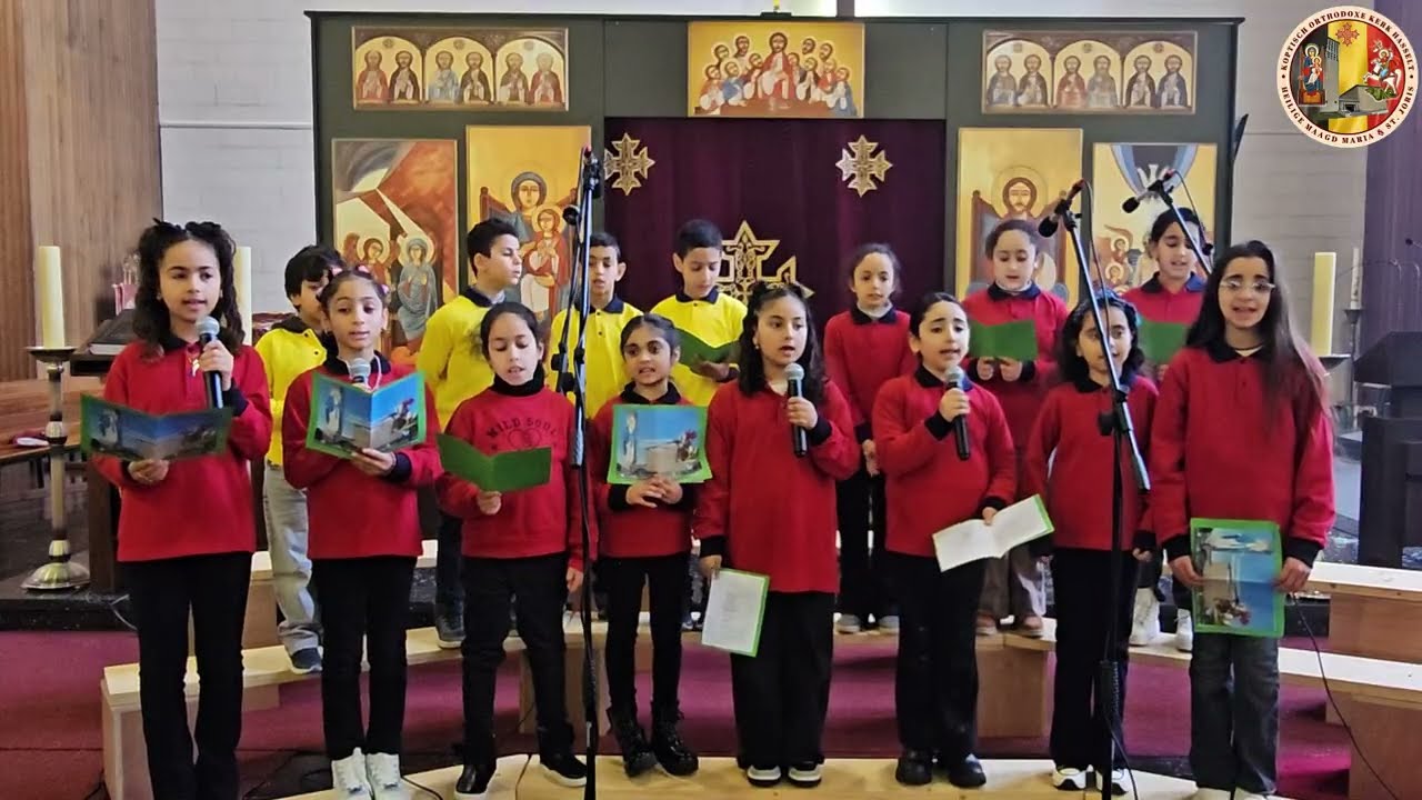 كورال الملكة والأمير- ترنيمة  مغارة سهرانه